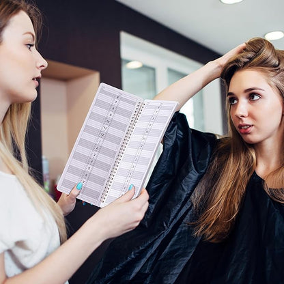 Appointment Book - Salon Appointment Book, 11.5" x 4.7", Hourly Planner, 2 Columns, Undated, 6 AM - 9 PM, Spiral Bound, 200 Pages, Colorful