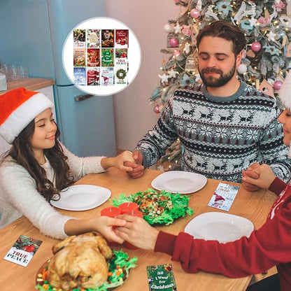 240 Pcs Gospel Tract Card 12 Styles Plan of Salvation Card Pocket Holy Postcard Christian Inspirational Bible Verse Bookmark for Christian Gift Women Men Ministering Tool(Christmas)