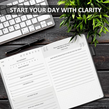 5 Minute Journal the Five Minute - Gratitude Journal - Self-Mastery Journal for Men - Reflection Manifestation Journal for Mindfulness – Self Care Journal – Goal/Guided Gratitude Journal for Men