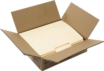 Pendaflex File Folders, Letter Size, 8-1/2" x 11", Classic Manila & Recycled Hanging Folders, Legal Size, Standard Green, 1/3 Cut, 25/BX (81621)