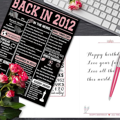 YiKaLus Big 13th Birthday Card for Son Daughter,Funny 13 Birthday Gift Idea for Granddaughter Grandson,13 Year Old Birthday Decorations for Boy Girls