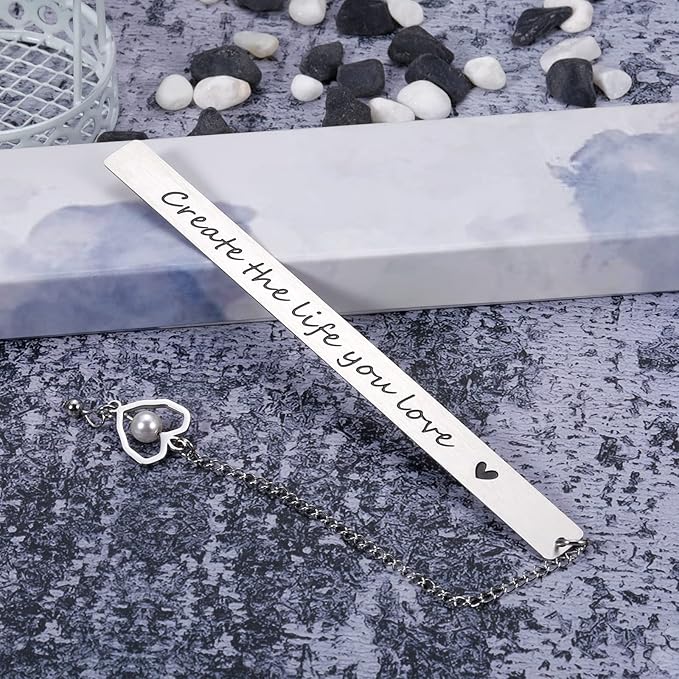 Inspirational Bookmark for Women Men Her Him Graduation Retirement Wedding Christmas Birthday Gift for Girls Best Friends Senior Middle High School College Student Teacher Leaving Promotion Gift New