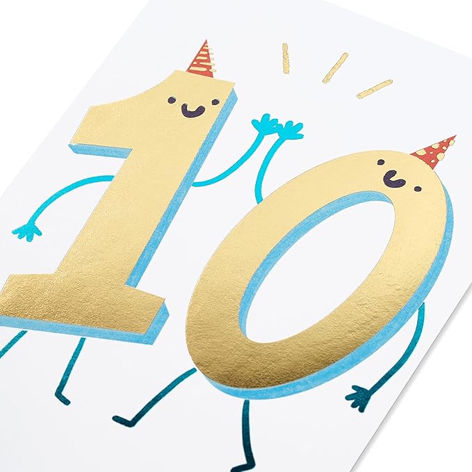 American Greetings 10th Birthday Card (Double High-Five)