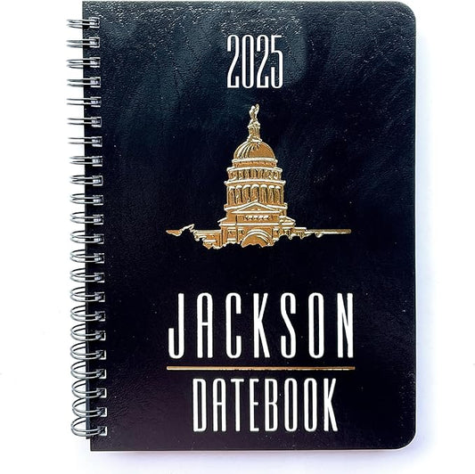 2025 Datebook & City Themed Planner – Resource Guide with Daily, Weekly & Monthly Views – 3-Year Reference Calendar - Multi-Purpose Travel Notebook Guide & Adventure Diary (Jackson '25)