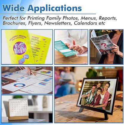 Koala Glossy Inkjet Photo Paper 8X10 Inches 48lb 100 Sheets Professional Glossy Photographic Paper Compatible with Inkjet Printer Use DYE INK 180GSM