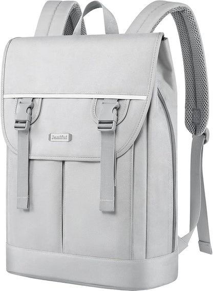 Laptop Backpack for Women, 15.6 Inch Expandable Wide Open Work Travel Backpack for Teacher Doctor, Airplane Approved College Bookbag,Anti Theft Water Resistant Daily Office Business Bag for Men