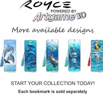 3D Royce Bookmark by Artgame - Dolphin Trio