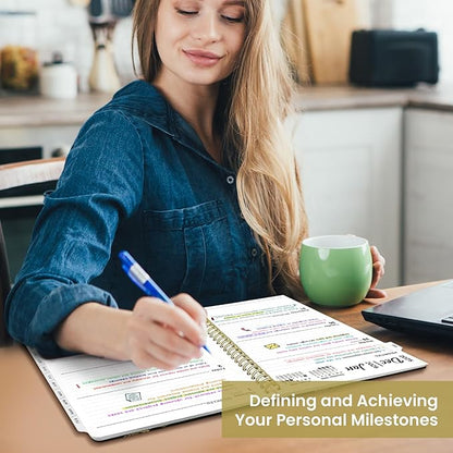 2026 Planner, Weekly and Monthly Planner for Women, January 2026 to December 2026, Pretty Hardcover 2026 Calendar Planner Book with Tabs, Inner Pocket, Spiral Bound, Perfect Office Home School Supplies - 8.5" x 11", Wildwood Fox