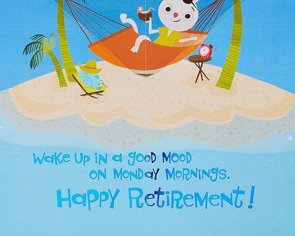 American Greetings Funny Retirement Card (Monday Mornings)