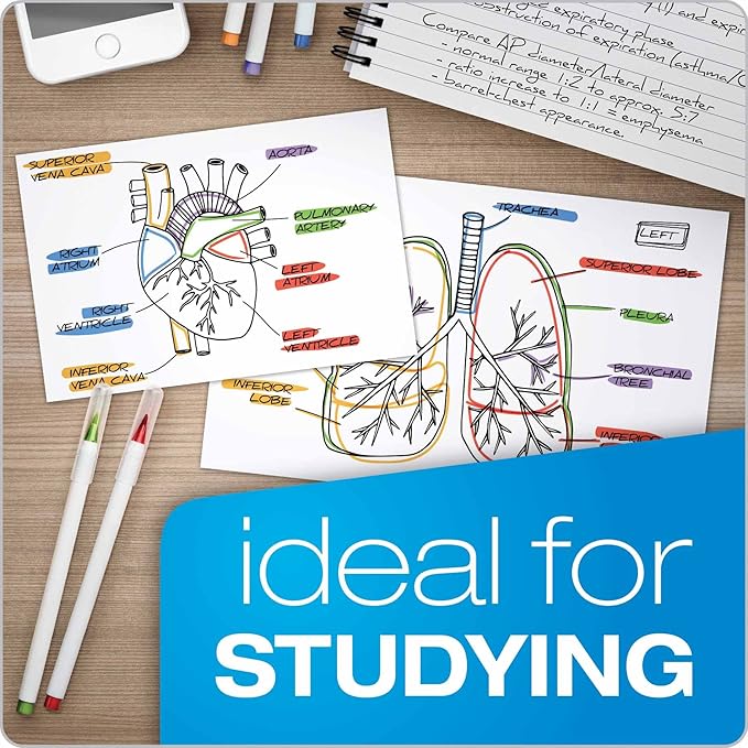 Oxford Blank Index Cards, 4 x 6 Inches, White, 10 Packs of 100 (40)