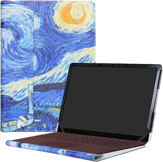 Alapmk Protective Case for 13.5" Microsoft Surface Laptop 5 13.5/Surface Laptop 4 13.5/Surface Laptop 3 2019/Surface Laptop 2 2018/Surface Laptop (Not fit Surface Laptop 3 15),Starry Night