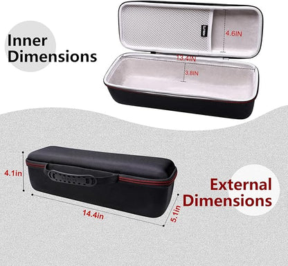 LTGEM Hard Case for Brother ADS-1700W / ADS-1200 / ADS-1250W Wireless Document Scanner - Travel Protective Carrying Storage Bag