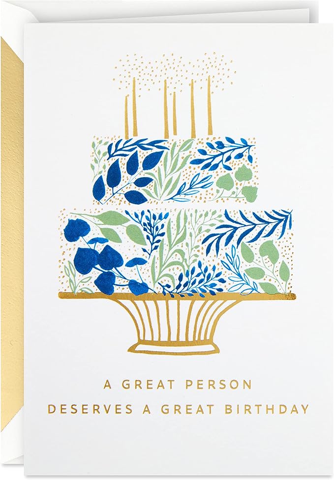 Hallmark Signature Birthday Card (Great Person)