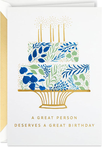 Hallmark Signature Birthday Card (Great Person)