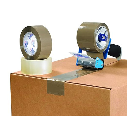 Aviditi Tape Logic 3 Inch x 55 Yard 3.5 Mil Tan, Heavy Duty Acrylic Packing Tape, 6 Pack, Perfect for Packing, Shipping, Moving, Home and Office (T905350T6PK)