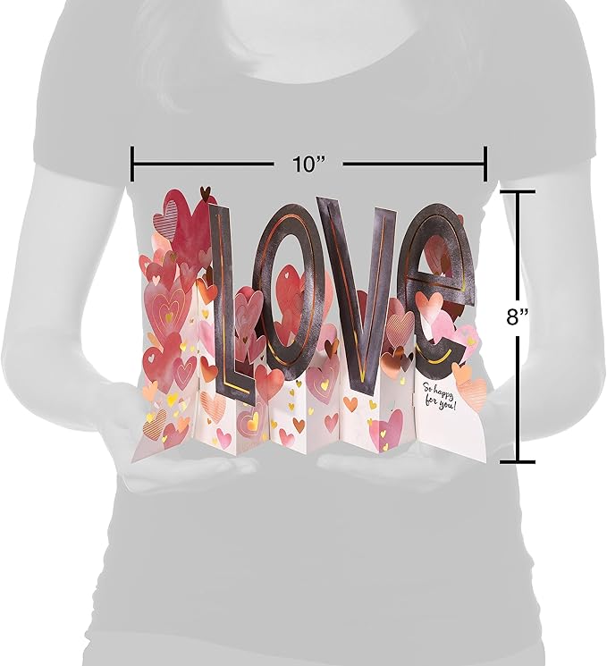 American Greetings Pop Up Wedding Card (Two Nice People)