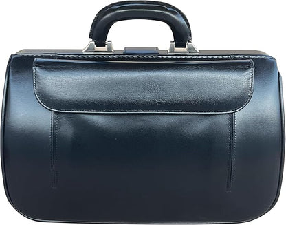 RA Bock Fine Leather Doctor Bag - Medium - Black