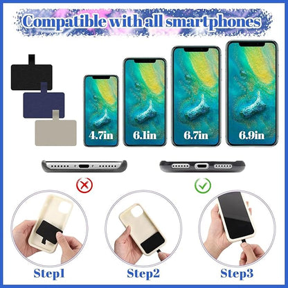 BESARME 3 Pack Cruise Lanyards for Ship Cards, Adjustable Lanyards with Retractable Badge Reel, 6 Pack Waterproof ID Badge Holder and 3 Pack Phone Tether Tab, Style a