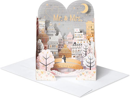 American Greetings Pop Up Wedding Card (Happily Ever After)
