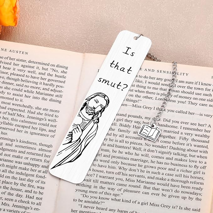 is That Smutt Jesus Bookmark, Book Marks for Reading Men, Smut Bookmark, Booktok Accessories, Bookish Items, Funny Gag Bookmarks, Book Accessories for Reading Lovers, Book Lovers Gifts, Bookish Gifts
