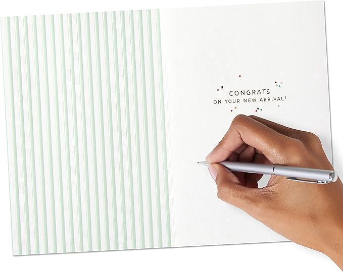 Hallmark Signature Baby Shower Card (Ice Cream Cones)