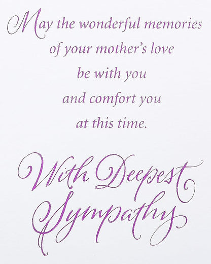 American Greetings Sympathy Card for Loss of Mother (Thinking of You)