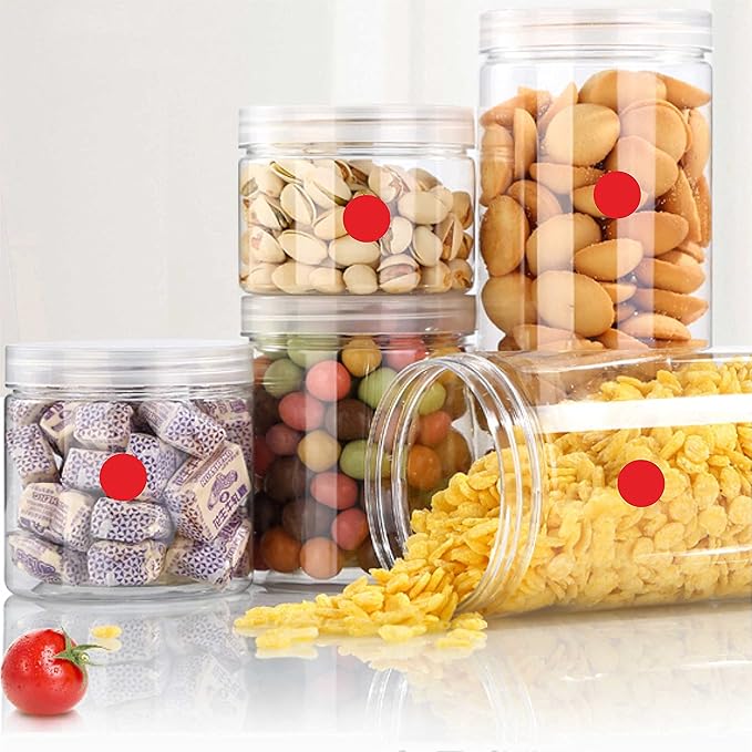 PARLAIM 0.75 inch Round Color Coding Circle Dot Labels in Roll, 1000 Stickers per Dispenser Box, 3/4" Small Dot Sticker for Business & Inventory, Red