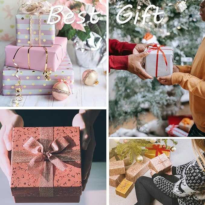 Desk Organizers and Accessories 7Pcs Set with 360-Degree Rotating Pen Holder, Acrylic Stapler, Tape Holder, Staple Remover, Binder/Paper Clips Kit, Scissor and 1 Box of Staples