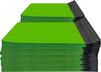 Colored Poly Mailers Pack of: (Green, 6" x 9" pack of 1000) Be creative with your packaging with Colored mailers