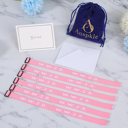 6PCS WWJD Bracelet for Women Men, Christian Gifts Wristbands, WWJD Rubber Bracelets - What Would Jesus Do Silicone Bracelet