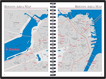 2025 Datebook & City Themed Planner – Resource Guide with Daily, Weekly & Monthly Views – 3-Year Reference Calendar - Multi-Purpose Travel Notebook Guide & Adventure Diary (Boston '25)