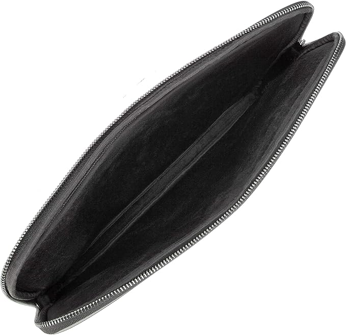 Targus Newport Modern Style Sleeve with Durable Water-Repellent Nylon, Back Zip Pocket Pouch, Protective Slipcase fits 11-12-Inch Laptop/Notebook, Gray (TSS100104GL)