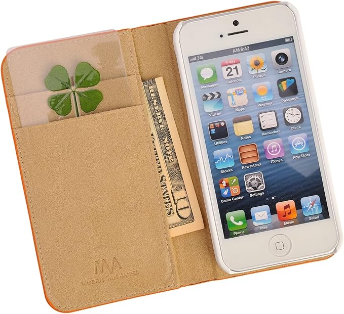 ARTMART Genuine Real Four-Leaf Green Clover St. Saint Patric's Day Bookmarks Irish Shamrock Good Luck Charm for Smartphone Wallet Case Amulet Purse Coating Gift Thanks Card L