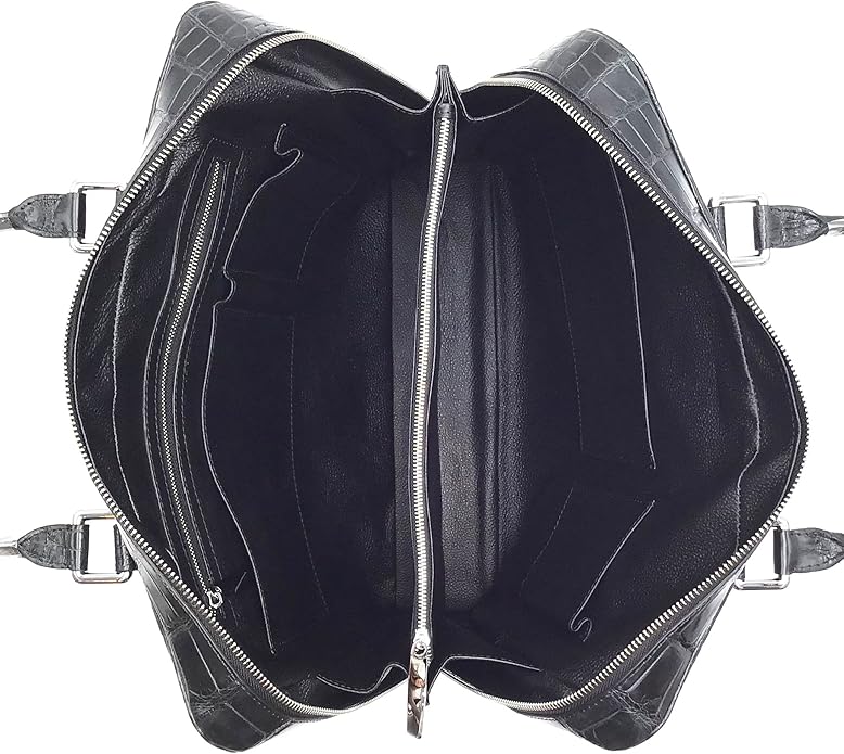 Masami Handmade Genuine Crocodile Leather Business Bag, Briefcase, Japanese brand, Leather bag