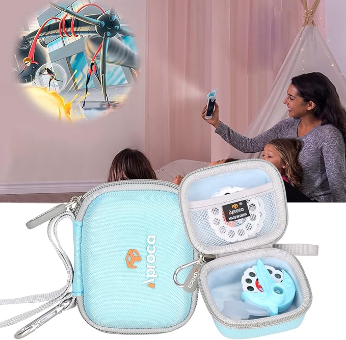 Aproca Portable Hard Storage Case, for Moonlite Mini Projector and Digital Stories Reels