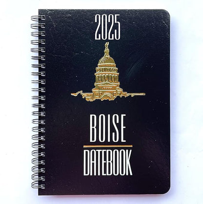 2025 Datebook & City Themed Planner – Resource Guide with Daily, Weekly & Monthly Views – 3-Year Reference Calendar - Multi-Purpose Travel Notebook Guide & Adventure Diary (Boise '25)