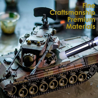 Dry Brush Miniature Painting, 5 Sizes Drybrush Set for Miniature Citadel Model Paint,Hobby Detail Paint Brushes Stencil Brush