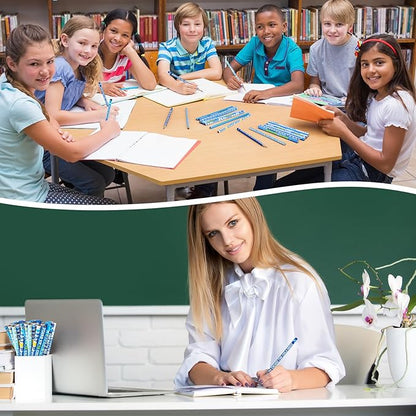 Frienda 200 Pcs Bulk Child Abuse Awareness Pencils Blue Windmill Abuse Pencils for Mental Health April Child Prevention Month Charity Fundraising Awareness Campaigns Teacher Office Supplies