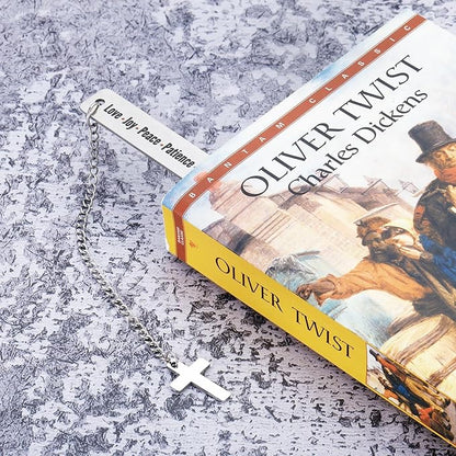 Bible Verse White Elephant Gifts Christian Jesus Spiritual Gifts for Women Sister Baptism Confirmation Gifts for Teen Girls Boys Christian Bible Accessories Bookmark Gifts for Her Religious