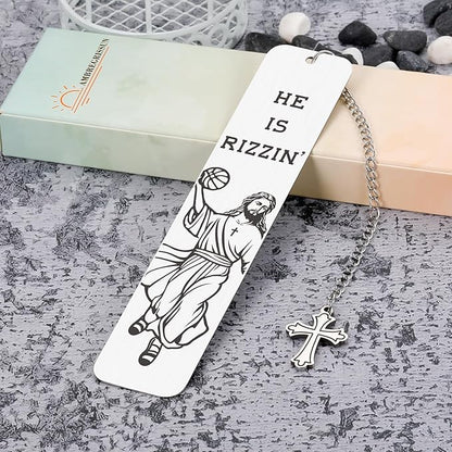 Baptism Gifts for Teens Boys First Communion Gift for Son Funny Jesus Christ Bookmark Confirmation Easter Gifts for Him Her Men Women Christian Birthday Graduation Book Lovers Reading Gift Christmas