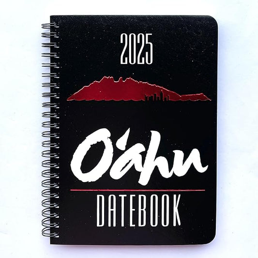 2025 Datebook & City Themed Planner – Resource Guide with Daily, Weekly & Monthly Views – 3-Year Reference Calendar - Multi-Purpose Travel Notebook Guide & Adventure Diary (Oahu '25)