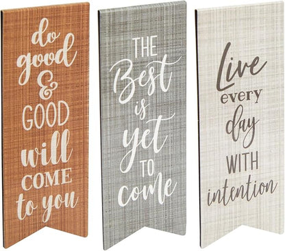 Paper Junkie 36-Pack Inspirational Magnetic Bookmarks for Women with Motivational Quotes, Bulk Magnet Page Clips for Students, Teachers, Office, Reading, 6 Designs (2.5x1 in)