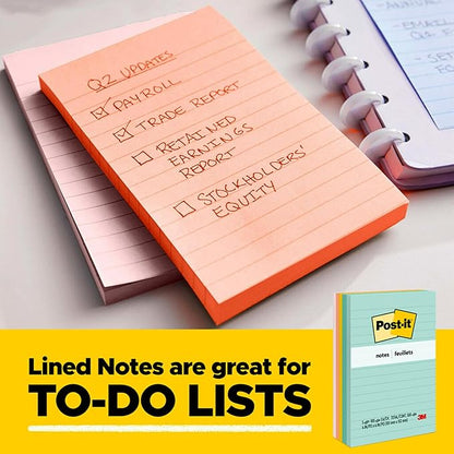Post-it Mini Notes, 1 3/8 in. x 1 7/8 in., 4 Sticky Notes Pads, 50 Sheets per Pad, Poptimistic Collection, School Supplies and Oﬃce Products, The Original Post-it Note