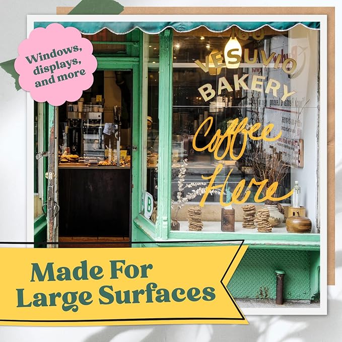 8 Chalkboard Chalk Markers (10mm Wide Nib) - Classic Earth Color Pens - For Blackboards, Chalkboard, Bistro, Window - Erasable Dry Erase Chalk Ink Pen, Window Markers for Cars