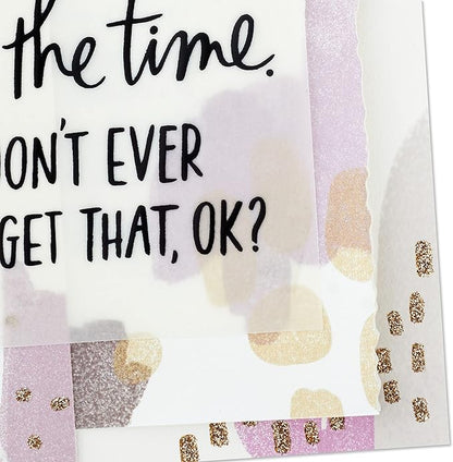 Hallmark Anniversary Card for Husband, Wife, Boyfriend, Girlfriend (Love You All the Time)