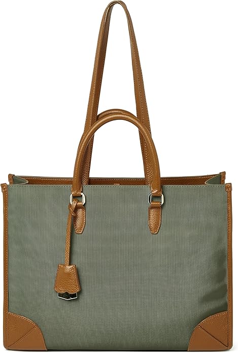 DORIS&JACKY Large Briefcase Tote Bag For Women 15.6 Inch Laptop Work Shoulder Purse And Office Business Handbags