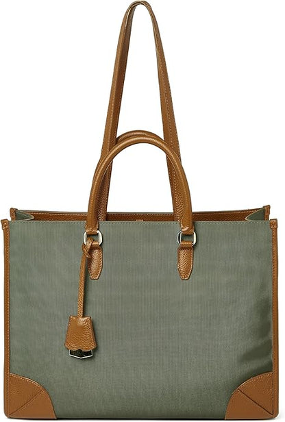 DORIS&JACKY Large Briefcase Tote Bag For Women 15.6 Inch Laptop Work Shoulder Purse And Office Business Handbags