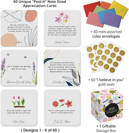 Dessie 60 Motivational Encouragement "You Can Do This" Cards