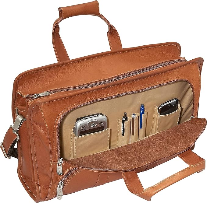 Half-Moon Portfolio, Saddle, One Size