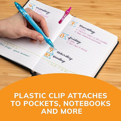 BIC Gelocity Quick Dry Ocean Themed Gel Pens, Medium Point (0.7mm), 16-Count Gel Pen Set, Colored Gel Pens for Note Taking and Journaling